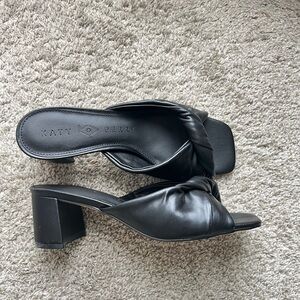 Katy Perry. New without tags. Size 8. Black Heeled Mules